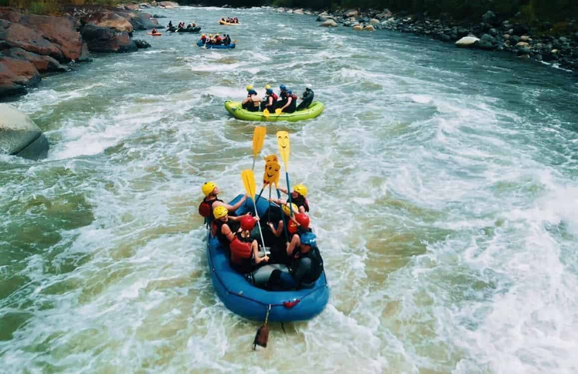 Excursion Baños: Rafting on the Rio Pastaza (level 3 – beginners)